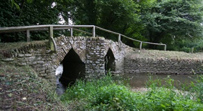 Medieval Pack Horse Bridge a short walk from Belview Cottage Dorset